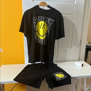 H&M Black and Yellow Kids Matching Set